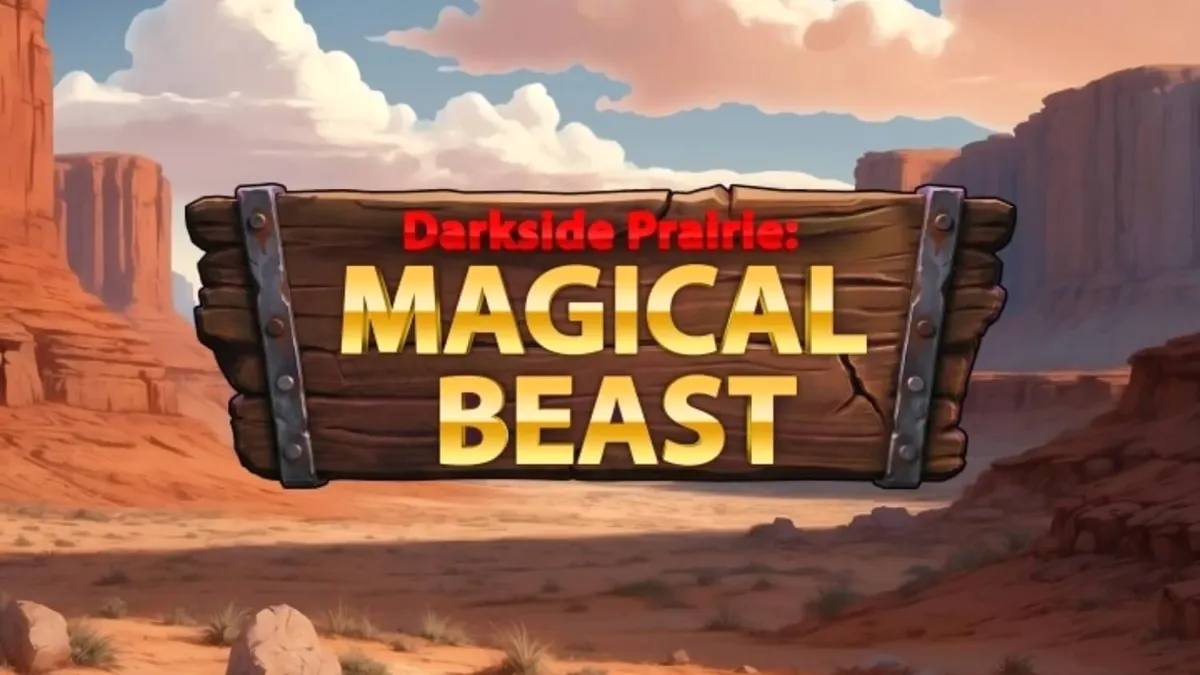 Mobile gameplay interface ng Darkside Prairie: Magical Beasts slot